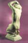 Rosenthal Figur nach der Restaurierung. R�ckw�rtige Ansicht. Nach der Restaurierung. Von dem Bruch ist nichts mehr zu sehen.